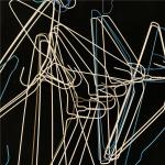 Steel 1.9mm Heavy Duty Metal Coat Hangers Powder Coated For Laundry Store