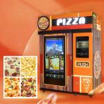 Interactive Wifi Snack Pizza Food Vending Machine Touch Screen Advertising