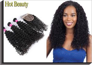 Wholesale 5A Brazilian Virgin Hair Deep Curl Double Weft Hair Can Be Dyed And Bleached from china suppliers