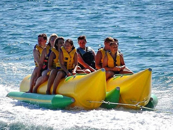 Floating Inflatable Water Toys , PVC Inflatable Water Boat with 12 Seats