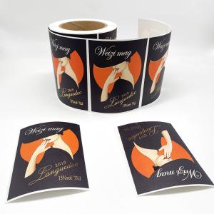 Wholesale Factory Custom Wine Sticker Labels Waterproof Flexographic Printing Wine Bottle Label from china suppliers