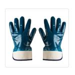 Blue Nitrile Heavy Duty Grease Resistant Water Tight Gloves