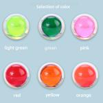 40mm 50mm Transparent Juggling Balls Red Blue Acrylic Crystal Ball Bead