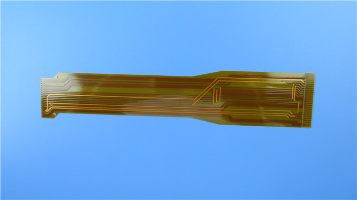Flexible Printed Circuit (FPC) Built on Polyimide with Immersion Gold and Stiffener for Connection Strip #FPC Manufactur