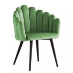 Cushion Seat Unique Leather Padded Dining Chairs Hold Up 200kg Anticorrosive