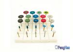 Durable Dental Zirconia Abrasive Tools , Dental Technicians Diamond Rubber