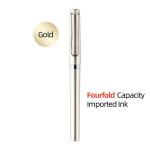 Minimalist Creative Gel Ink Pen Large Capacity Ink Metallic Painted ABS Business