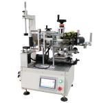Semi Automatic Pneumatic Wine Juice Bottle Labeling Machine with 10mm-60mm Label