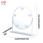 Fashionable Design Style Individual Carton Packing Large Lighted Light Espejo