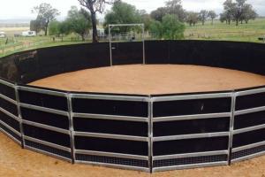 Wholesale Portable Horse Stall Panels Heavy Duty 6 Oval Rail - Cattle Yards Horse Panels Round from china suppliers
