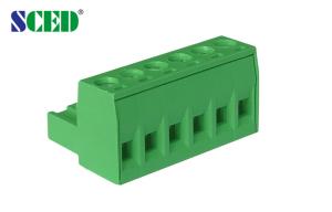 Wholesale 300V / 18A Female Parts Electrical Terminal Blocks M3 Screw Pitch 5.08mm from china suppliers