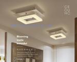 Acrylic Ceiling Lamp LED Lighting White Black 27W 680*230*100MM