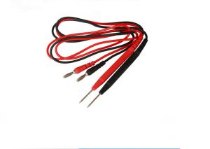 Wholesale 28 '' Banana Plug Flat Probe Electric Wire Cable , Test Lead Set Black And Red Color from china suppliers