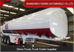 32000 Litres Customized Fuel Tanker Semi Trailer Trucks Stable Performance