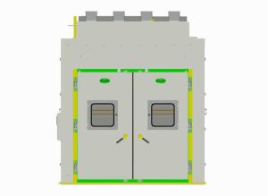 Wholesale 14m3 Solar Radiation Test Chamber , 380VAC 50hz Environmental Testing Chamber from china suppliers