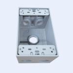 5 Holes Rigid Conduit Junction Box UL Listed Grey Pvc Coated