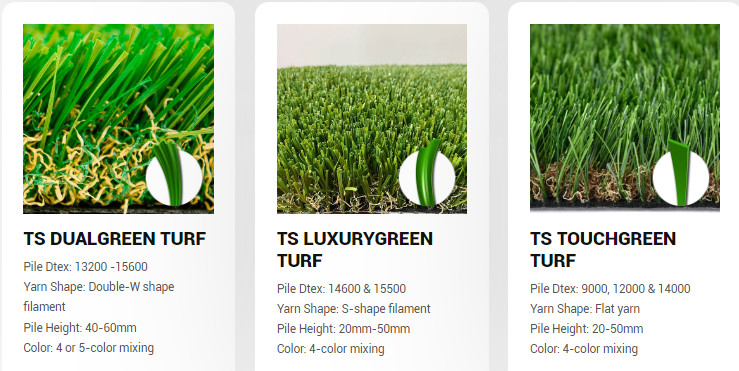 50 mm Landsacping Artificial Grass 8600 Dtex Synthetict Turf Supplier for Landscape