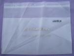 Promotional Plastic Clothing Packaging Bags / White Clear Self Adhesive Seal