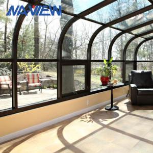 Wholesale 4 Season Patio Enclosure Indoor Prefabricated Aluminum Glass Sunroom from china suppliers