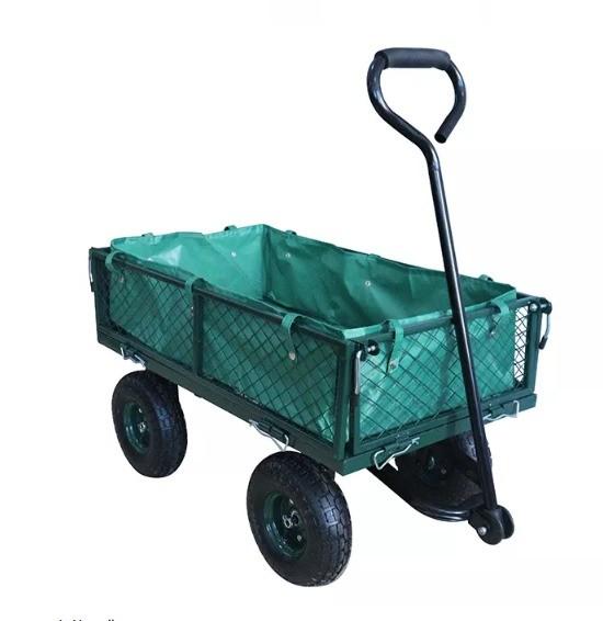 Outdoor Heavy Duty Steel Mesh Tool Cart with Environmental Protection Powder
