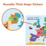 100x36" 75x36" Print Dry Erase Laminated Posters Map Learning
