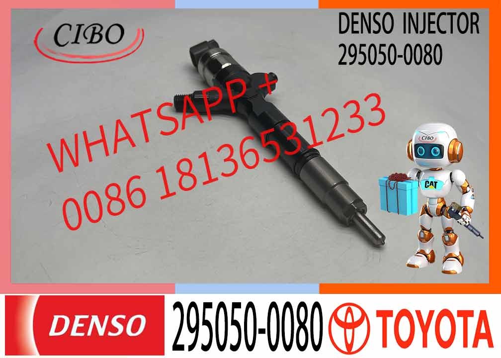 Neutral Car 1KD-FTV Engine 295050-0080 Fuel Injector 23670-30390 23670-30395 In Toyota