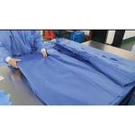 Non Sterile Elasticated Cuffs OEM Waterproof Disposable Coveralls