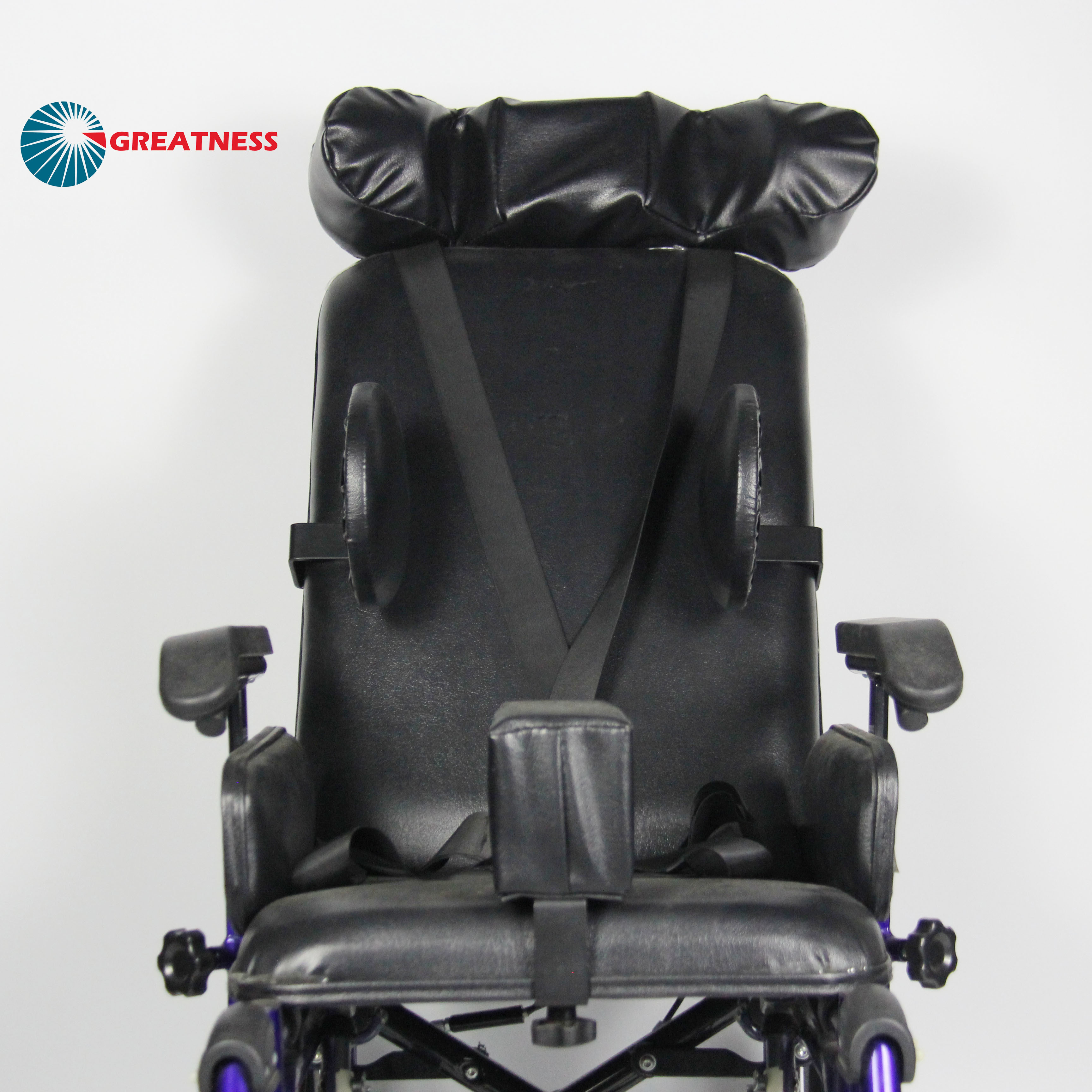 Pediatric Transport Aluminum Manual Wheelchair For Children Reclining High Back