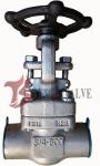 Stainless Forged Steel Valves 800LB , A182 F316 Socket Weld Gate Valve