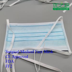 Wholesale High Bfe / Pfe Surgical Medical Mask Excellent Bacterial Filtration Properties from china suppliers