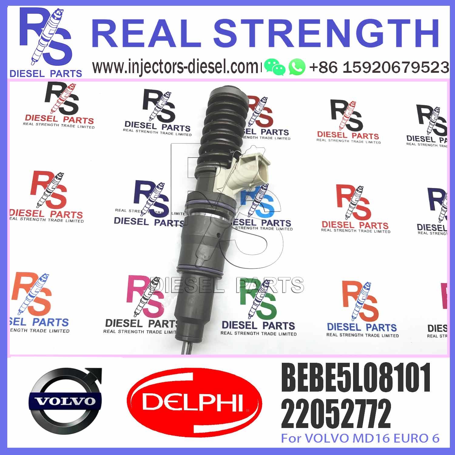 22717955 Diesel Injector Engine BEBE5L08101 For V-O-L-V MD16