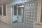 Body aluminum alloy frame balcony automatic glass sliding doors commercial with