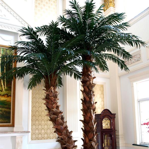 Washington Coconut Artificial Landscape Trees Hotel Restaurant Anti UV Long