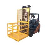 45" X 43" Forklift Platform Mesh Storage Cage 2 Person Capacity 82'' Height