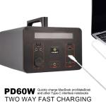 OEM DC/AC 220v Backup Battery Generator Camping Powerstation 500wh 600W 700W