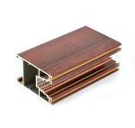 6063 T3 2.0mm Wood Finish Aluminium Profiles For Door