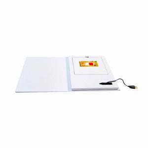 Wholesale 1GB Memory Tri Fold Video Brochure 1024×600 Resolution for business OEM from china suppliers