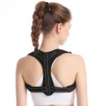 Nylon Sports Protection Equipment Black Clavicle Back Posture Corrector