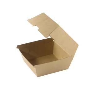Wholesale Wholesale Custom Eco-Friendly Burger Boxes for Fast Food Kraft Packaging from china suppliers