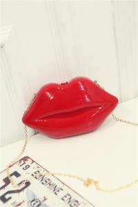 Wholesale 2016 new lady lips lip-shaped acrylic evening bags Shoulder Messenger mini from china suppliers