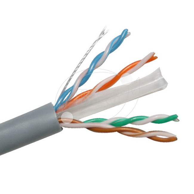 Gigabit Ethernet Cat6 LAN Cable 23AWG 24AWG UTP Category 6 Cable PVC Jacket