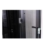 Black Color Floor Mount Server Rack Full Size Rack Cabinet 18 - 47U Height