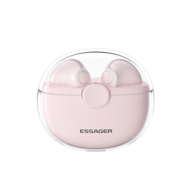 TWS Blue Tooth BT Wireless Headset Earphone Transparent 35mAh 300mAh For Ip