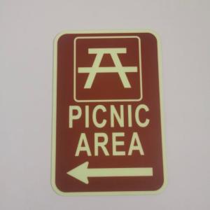 Wholesale Green Glow-In-The-Dark Signage Safety Warning For High Standards from china suppliers