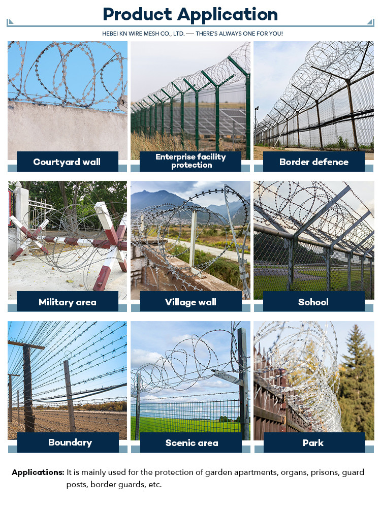 security fencing razor barbed wire roll