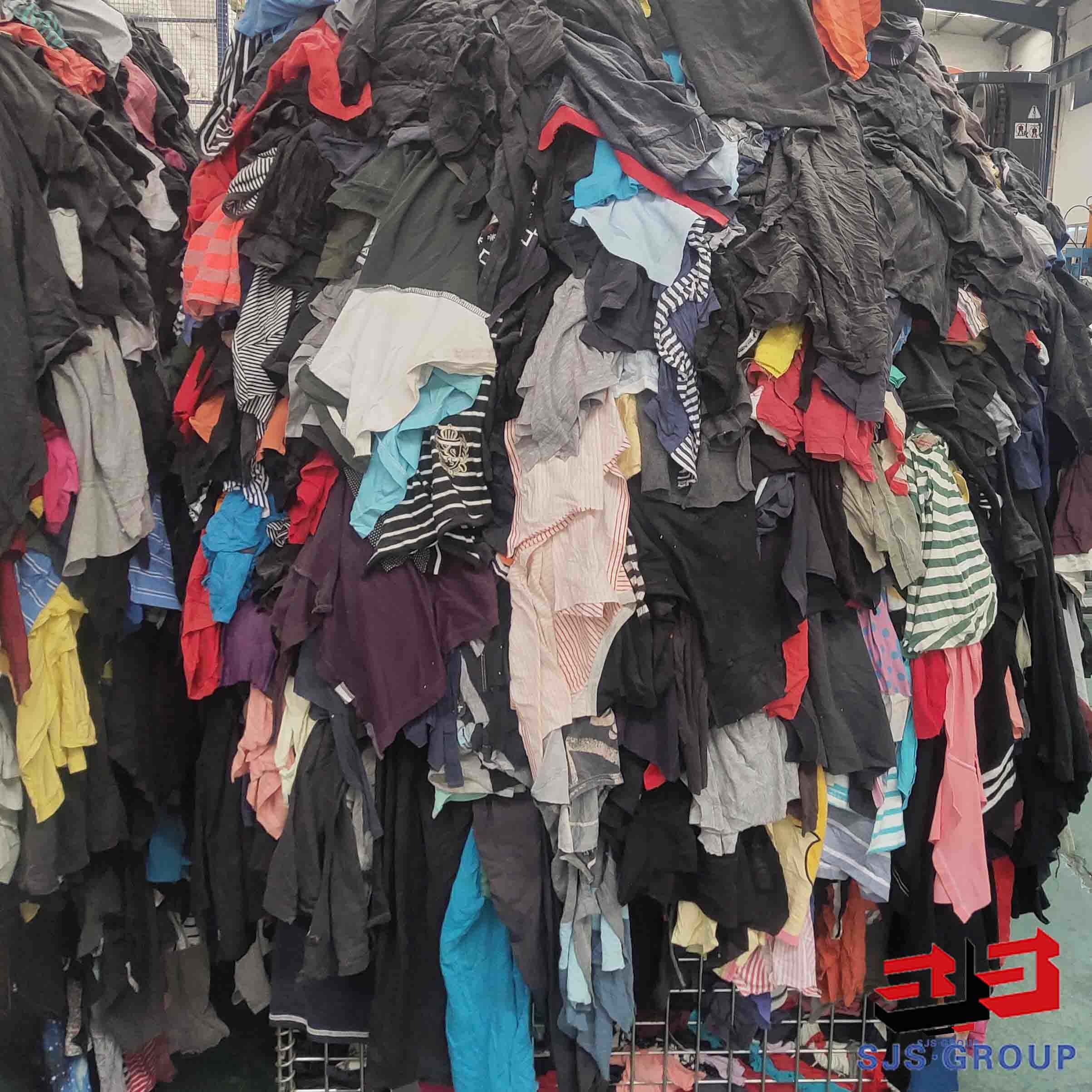 Used T Shirt 0.5Kg/Bale Industrial Wiping Rags