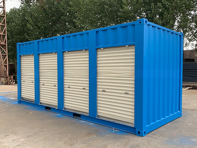 20 Feet Length Roller Shutter Door Self Storage Shipping Container 20ft