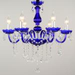 Modern bedroom Living room chandeliers Blue Color With Lampshade ( WH-CY-47)