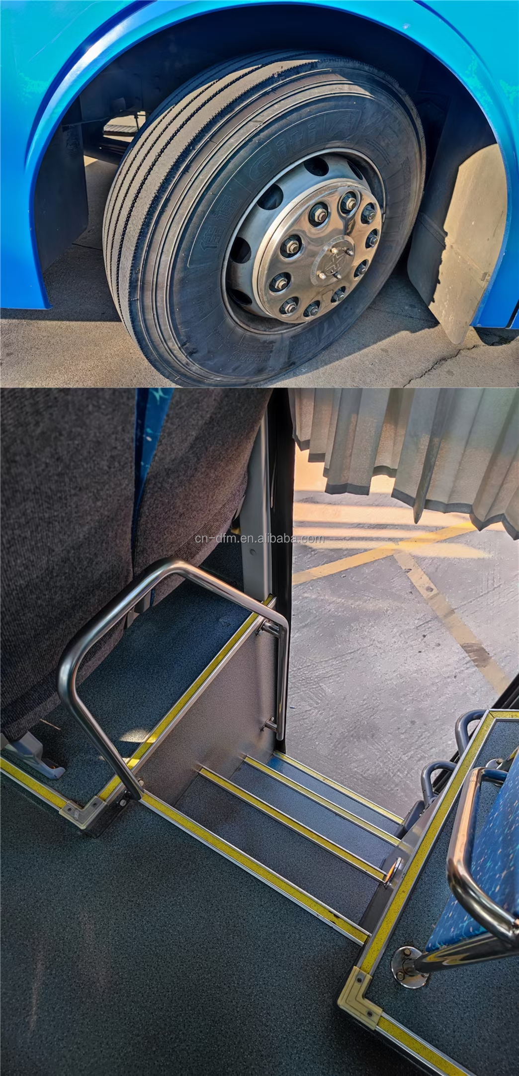 Manual Transmission YBL6111 Coach Bus for 49 Seats Transportation in Good Condition