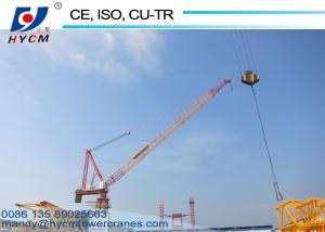 China 1250KN.m Tower Crane Climbing Cage Tower Crane Trolley 50m Height QTD5020 Luffing Boom Tower Crane on sale